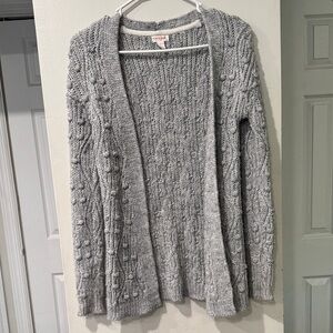 Cat & Jack Light Gray Knit Cardigan